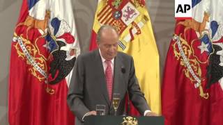 KING OF SPAIN MAKES OFFICIAL VISIT TO CHILE, MEETS PRESIDENT PINERA