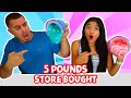 FIX THIS 5 GALLON OF STORE BOUGHT SLIME CHALLENGE WITH SUPER DAD!!