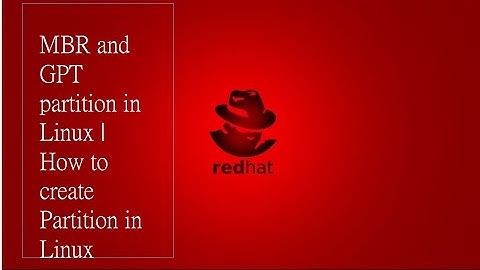 MBR and GPT partition in Linux | How to create Partition in Linux  #linux #rhcsa