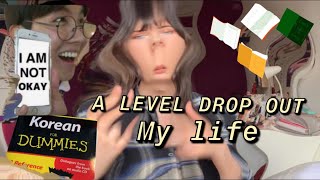 A LEVEL DROP OUT TIME//why and how and what i do now