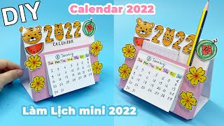 How to make a Desk Calendar 2022 | DIY Calendar 2022 | New Year 2022 Calendar ideas screenshot 2