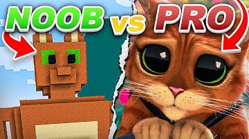 Building PUSS IN BOOTS from MEMORY in Minecraft! Aphmau Noob Vs Pro