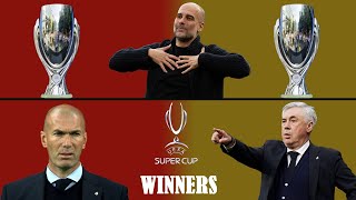 UEFA Super Cup Winner Coaches