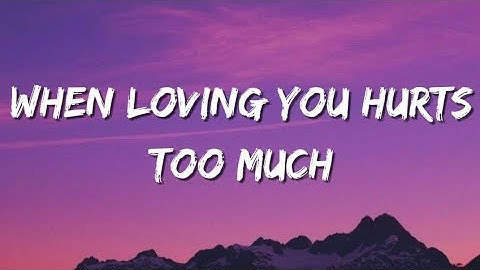 Lucas James – When Loving You Hurts Too Much (Official Heartbroken Romantic Song)