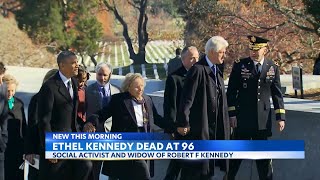 Ethel Kennedy, widow of Senator Robert Kennedy, dies at 96