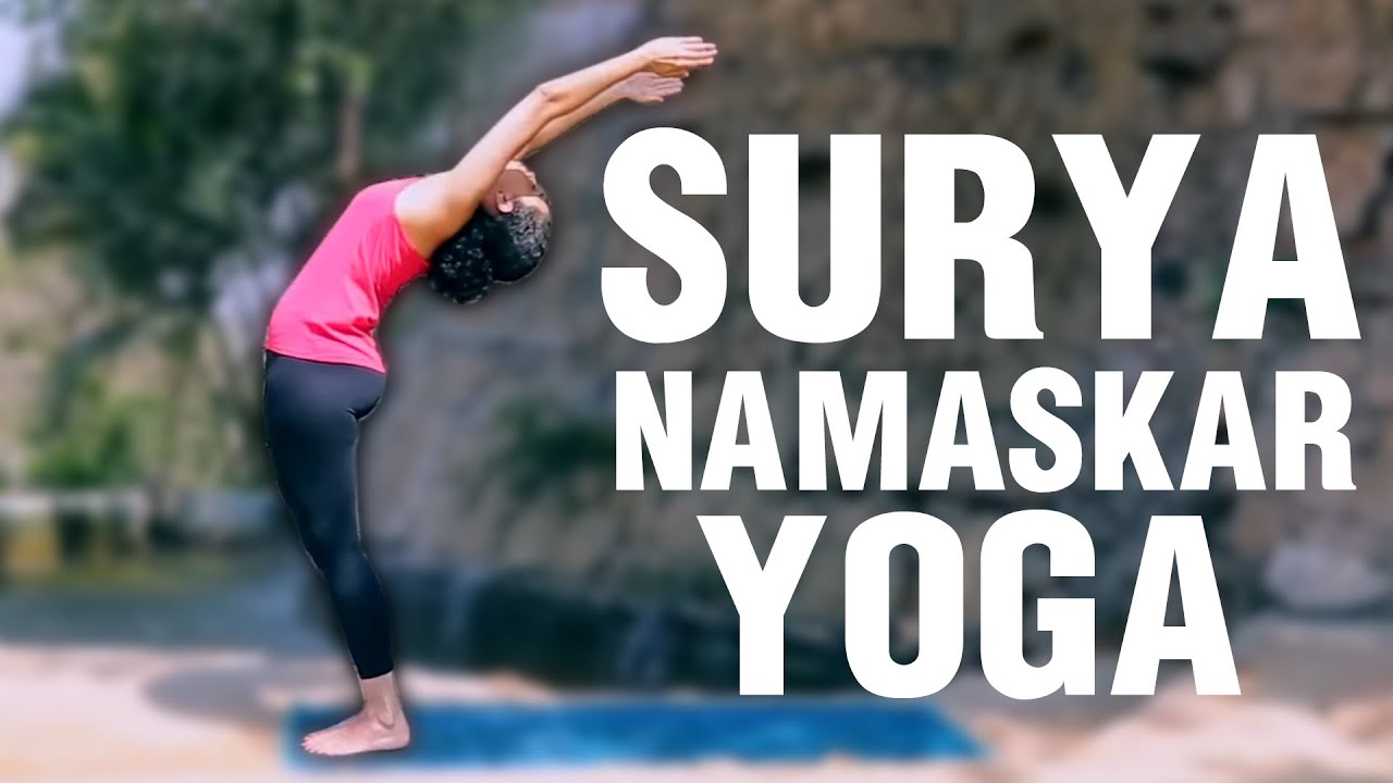 How to do 12 Surya Namaskar Postures - Yoga Vini