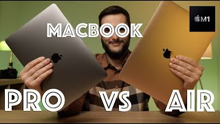 Что выбрать? Сравнение Apple MacBook Air M1 vs MacBook Pro M1 //  m1 macbook air
