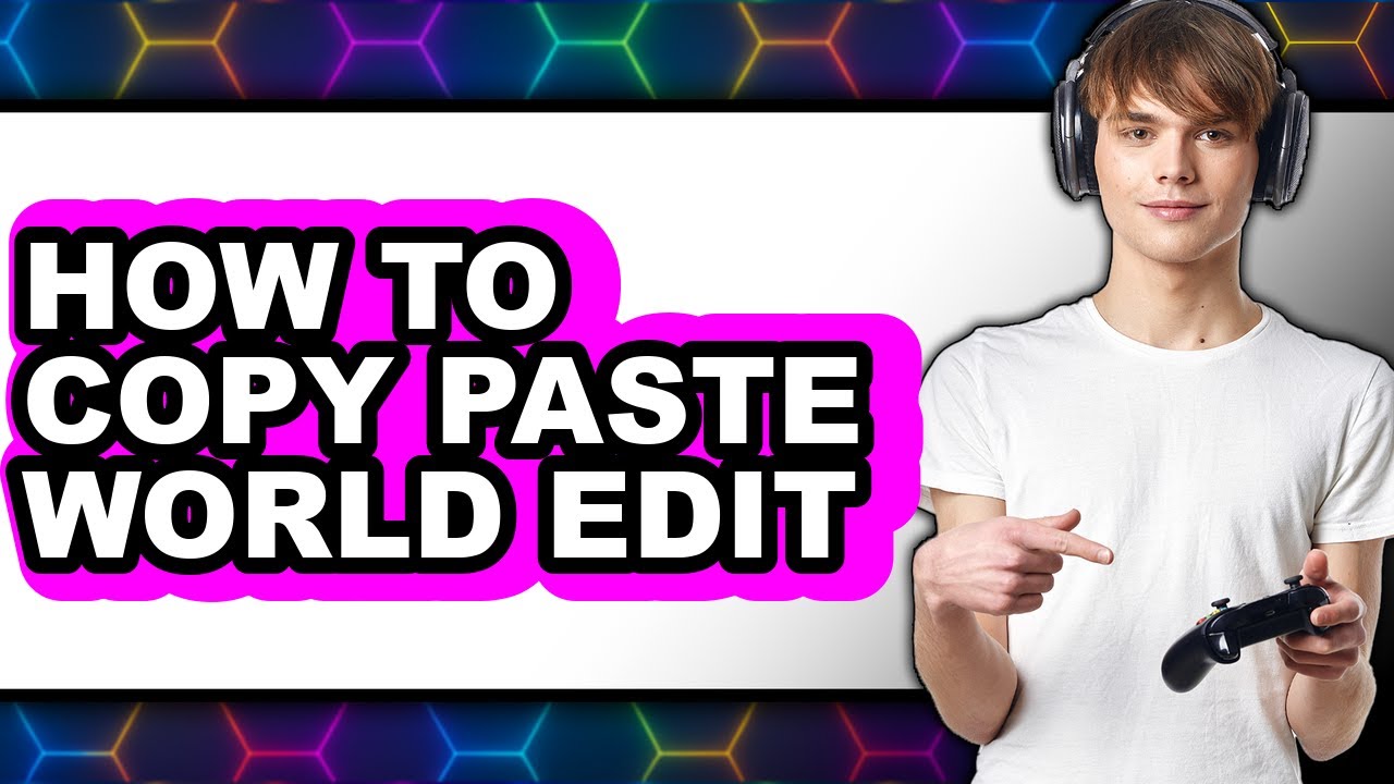 How to Copy Paste World Edit (only Way) - YouTube
