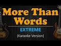 EXTREME - More than words (Karaoke Version)