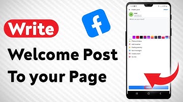 How To Write A Welcome Post To your Facebook Page - Full Guide