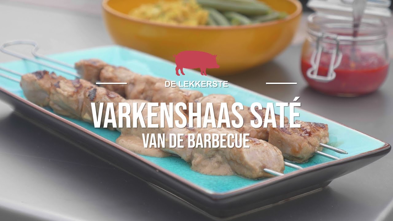 Varkenshaas saté van de barbecue YouTube