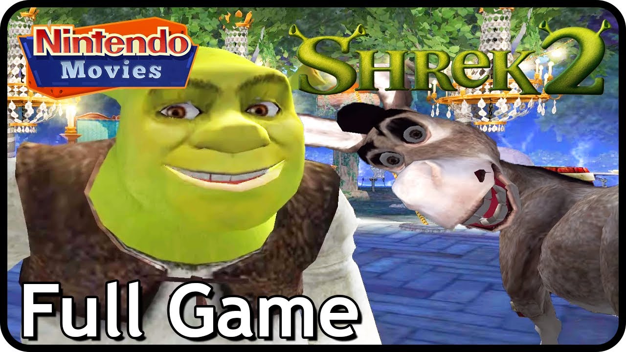 Shrek 2 (2004) Video Game PS2 4-Player Co-Op Gameplay 