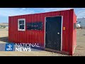 Sipeknekatik first nation lobster building vandalized hours after being painted  aptn news