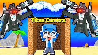 HUY NOOB SINH TỒN SÓNG THẦN TITAN CAMERA MAN TRONG MINECRAFT🌊📷