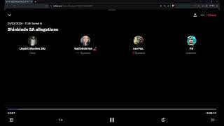 twitter space — 1/2/2024