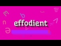 How to say effodient High Quality Voices