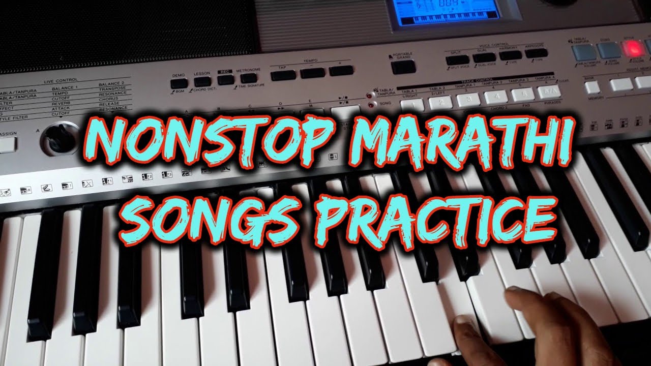 Marathi Nonstop Songs on Piano....Practice YouTube