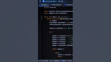 Interactive Multi-Unit Converter 🌍 #java #coding #javaproject  #programming #enum #oop #map #lambdas