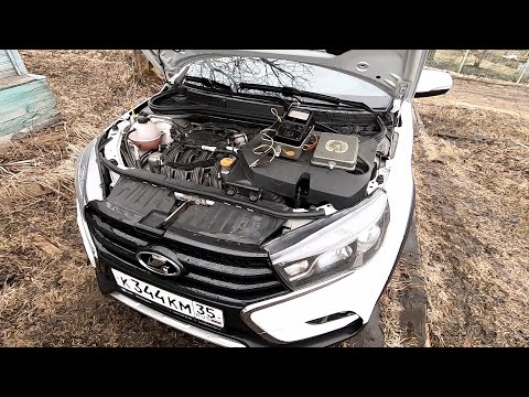 LADA Vesta SW Cross 2020. СМОТРЕТЬ ВСЕМ!!! Датчик ДАВЛЕНИЯ МАСЛА, как это РАБОТАЕТ.