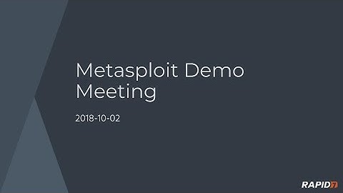 Metasploit Demo 2018-10-02: alpc_taskscheduler exploit