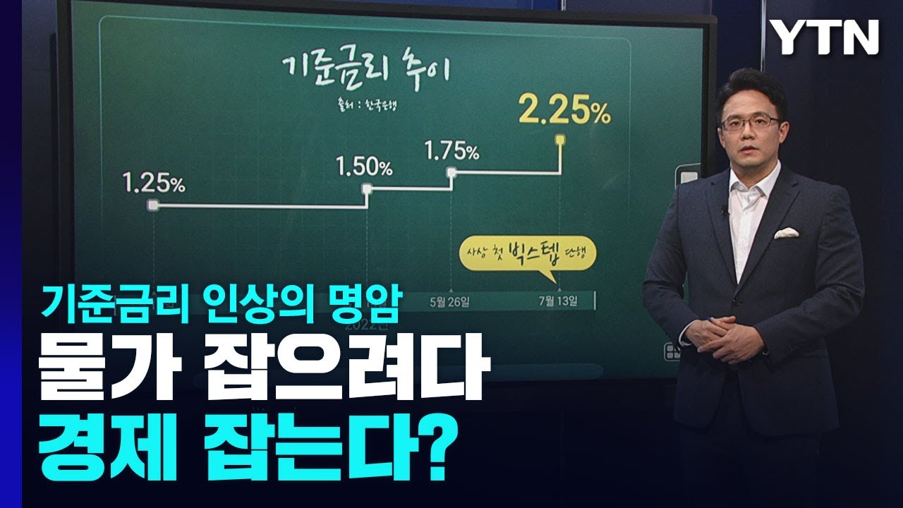 [1타강사] 물가 잡으려다 경제 잡는다?...기준금리 인상의 명암 / YTN
