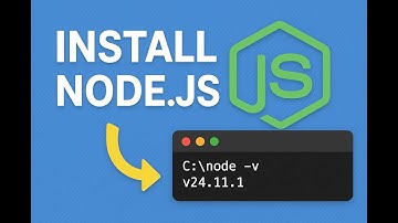 Node.js Installation Tutorial 2025 | Install Node.js + NPM on Windows