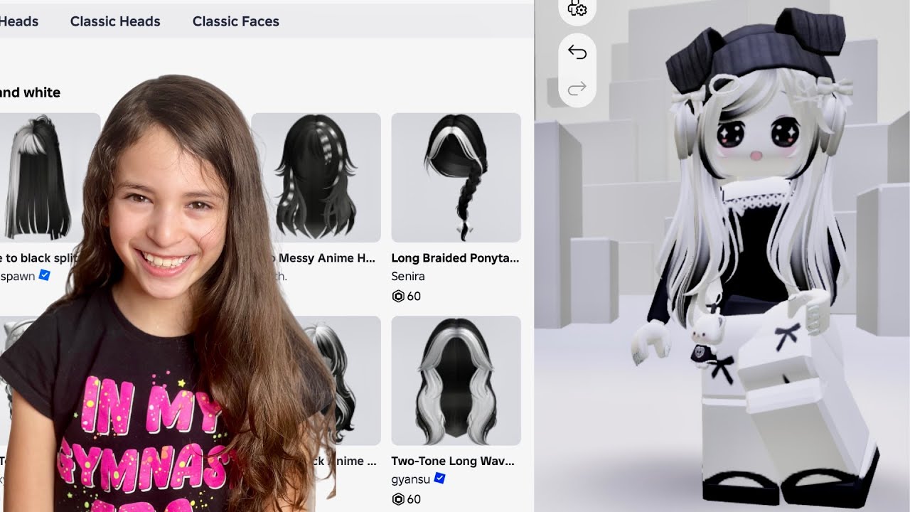 I Made a Black & White Outfit… and Tested It in Roblox MM2!