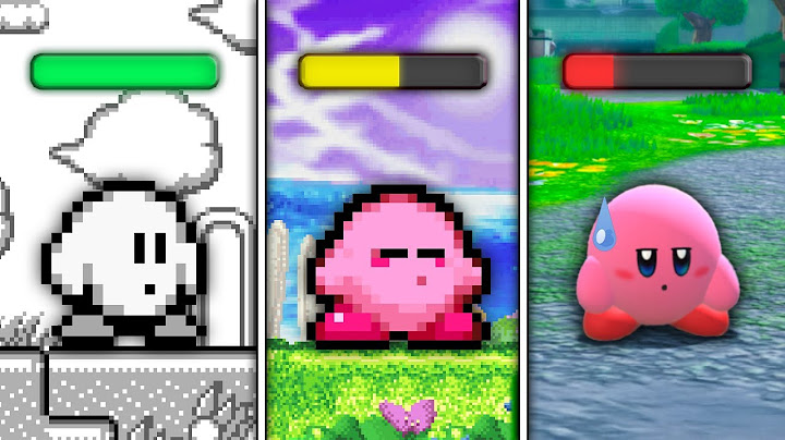 Si je prends un Dégât, je change de Kirby !