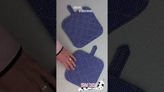 Cute Handmade Heart Themed Pot Holders - Sewing Project Idea 💡 Full Sewing Tutorial on My Channel ❤️