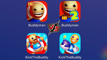 Kick the Buddy Forever vs Kick the Buddy 2 vs Buddyman Kick 2 Android Gameplay