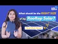 How to Calculate Right Solar System size for your home? Rooftop Solar Size Calculator