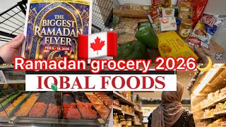 Ramadan 2026 🌙 Grocery Canada 🇨🇦/ Halal Food / Iqbal foods #ramadan #canadavlogs #canadalife