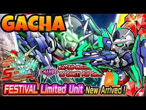 gundam line  Update 2022  LINE: GUNDAM WARS GACHA || 5 th ANNIVERSARY || Festival Limited Unit Terbaru 2021