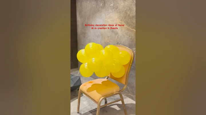 Birthday decoration ideas at home | balloon decoration ideas | #butterfly #decorationideas #shorts
