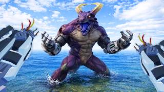 Upgrading Kaiju With Mech Powers In Vr