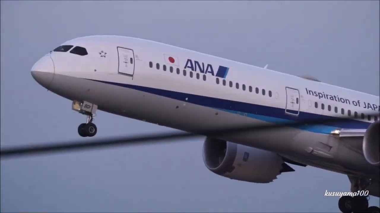 Air  B-787-8 カナダ航空 ✈✈RJAA成田空港 超低空離陸八連発！全日空 All Nippon AirwaysBoeing