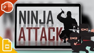 NINJA ATTACK | Free PowerPoint & Google Slides Game for ESL, EFL, and Foreign Languages screenshot 2