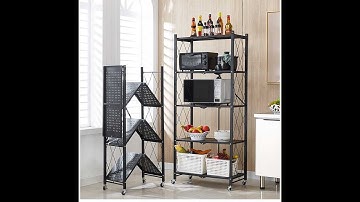 CĂN BẾP GỌN GÀNG VỚI KỆ ĐỂ ĐỒ THÔNG MINH GẤP GỌN | CHỊU TẢI ĐẾN 300KG SIÊU BỀN | GIA DỤNG ECOMART