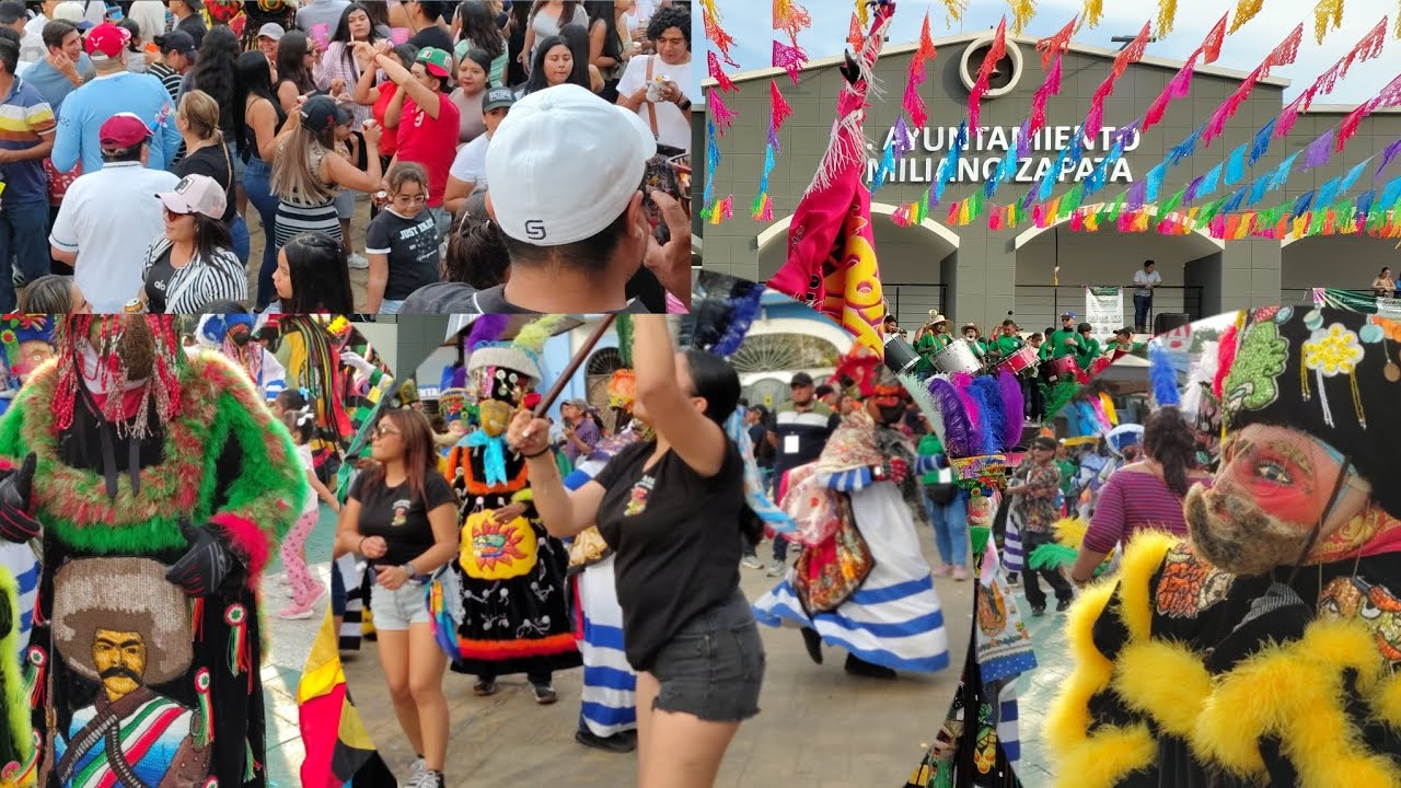 Carnaval Emiliano Zapata Morelos 2026🇲🇽  Gran Brinco de Chinelo 🎭🎺🥁🎊 #chinelos #canaval2026 #morelos