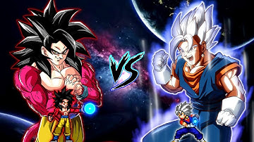 Son Goku SSJ4 V5 (New) VS Vegito V2 (all form) in Jump Force Mugen
