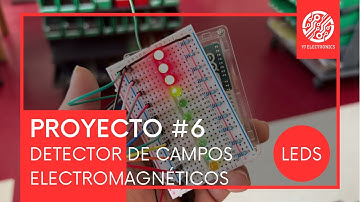 Proyecto #6 - Detector de Campos Electromagnéticos  #arduino #electronica #tjelectronics