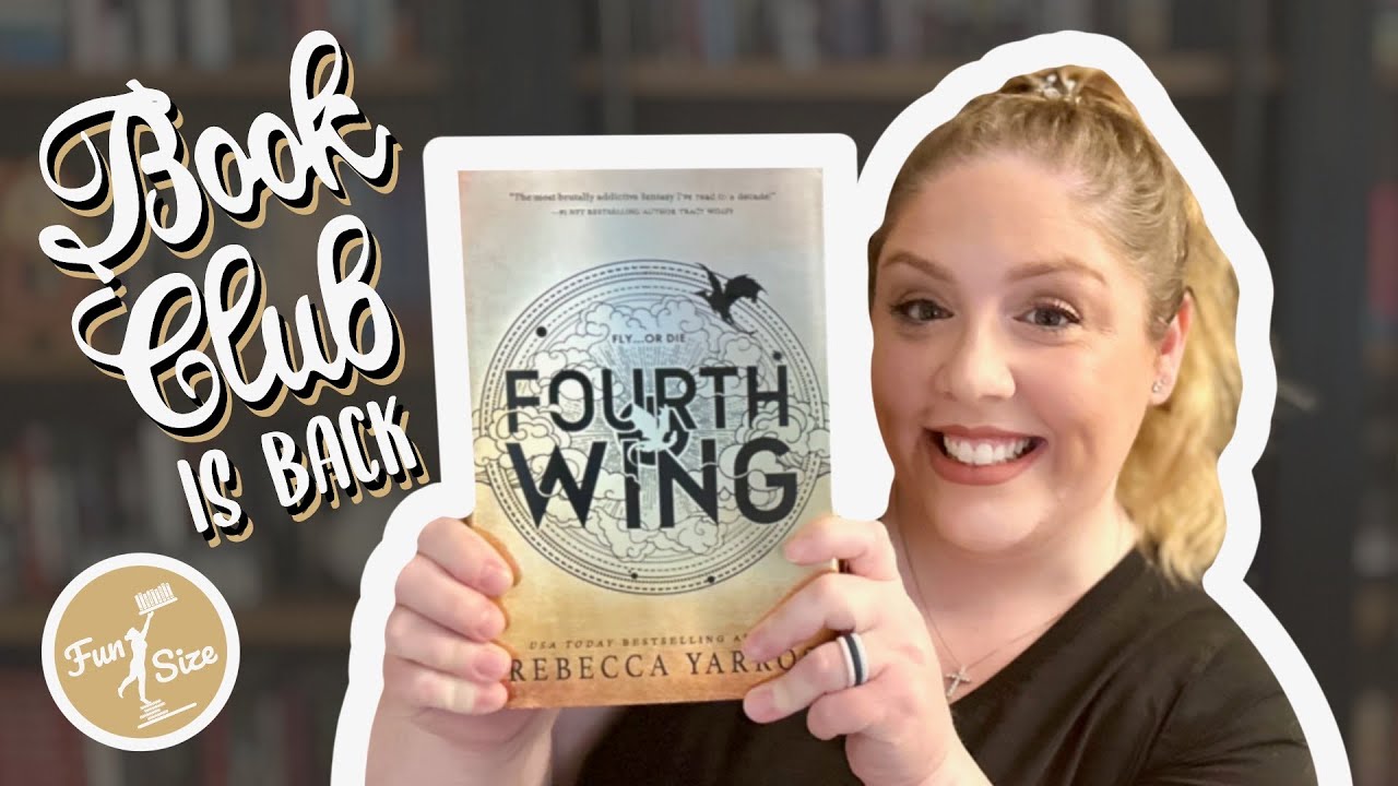 May Book Club Announcement Fourth Wing by Rebecca Yarros YouTube