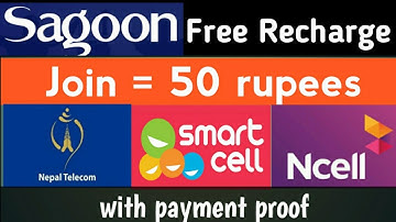 Sagoon lite - Earn free recharge in nepal with payment proof