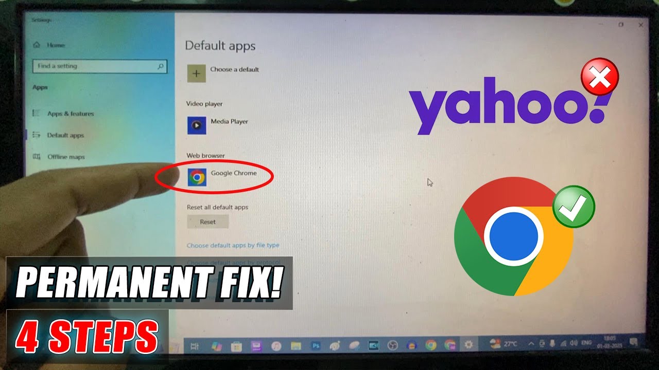 how to remove yahoo search from chrome (2025) - YouTube