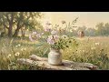 Pastoral Spring Meadow Wildflowers | Warm Afternoon Sun | 4K Impressionist Art | Relaxing Ambient