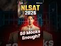 NLSAT 2026 How many mocks to attempt? #nlsat #nlsat2026 #mocktest #3yearllb #legaledge