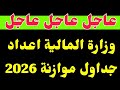 عاجل الآن وزارة المالية نعمل على إعداد جداول موازنة 2026 