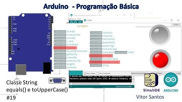 Classe String - Acionado um Leds pelo Monitor Serial do Arduino (SimulIDE)