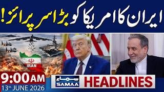 US-Iran Peace Deal | Major Statement by Iranian Foreign Minister |9 AM News Headlines | 13 June 2026