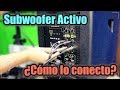 Tutorial: Subwoofer y bocinas activas - ¿Cómo conectarlas entre sí?
